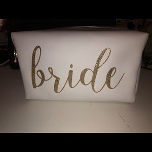 Bride makeup bag